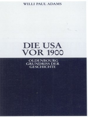 cover image of Die USA vor 1900